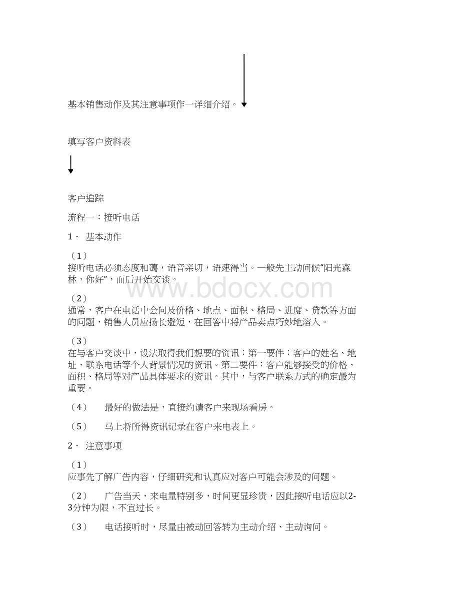 房地产销售现场基本流程策略文档格式.docx_第2页