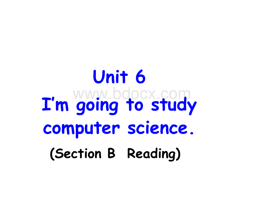 人教版八年级英语上册Unit6 SectionB Reading 阅读优质课课件 (共19张PPT)PPT推荐.pptx_第1页