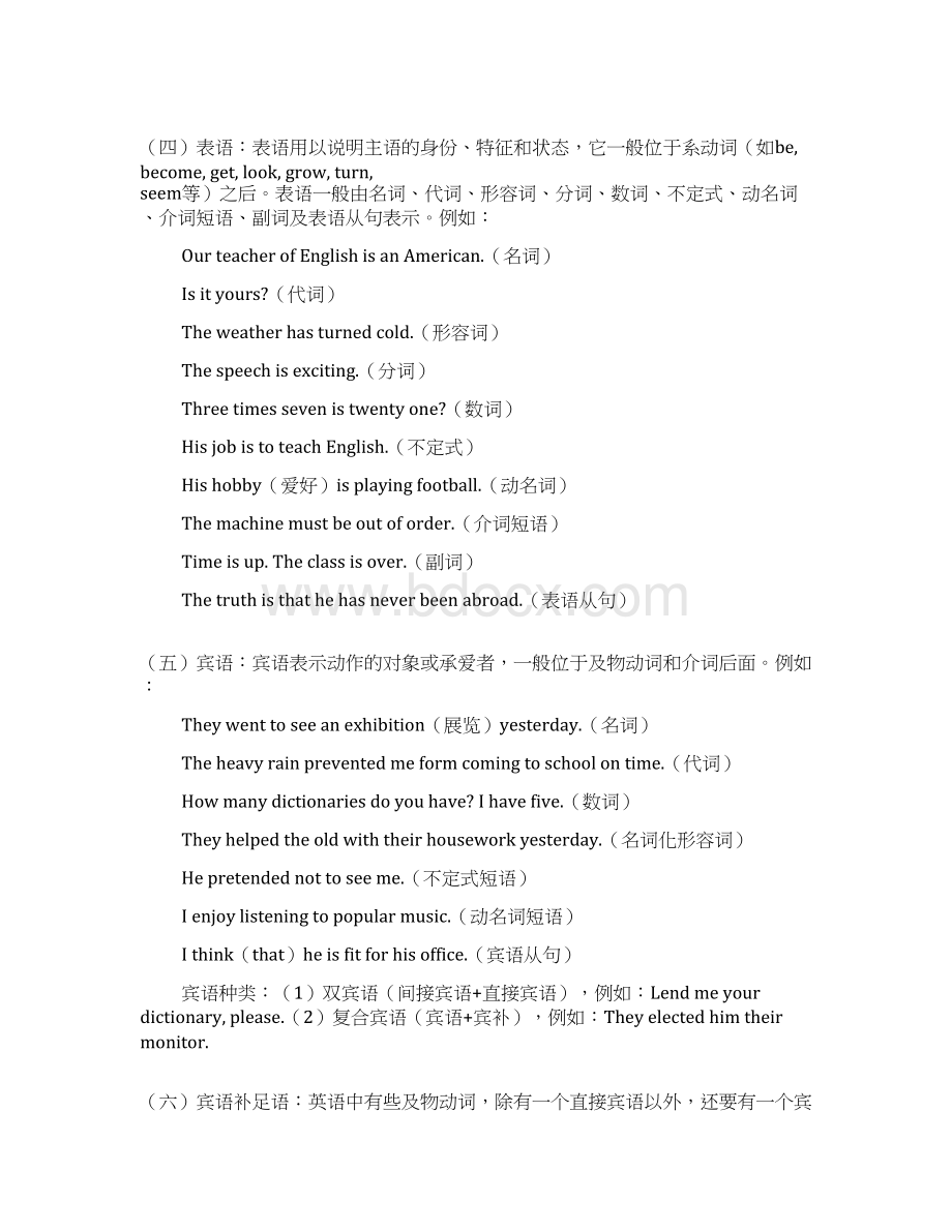 英语语法句子结构复习方案Word文件下载.docx_第2页