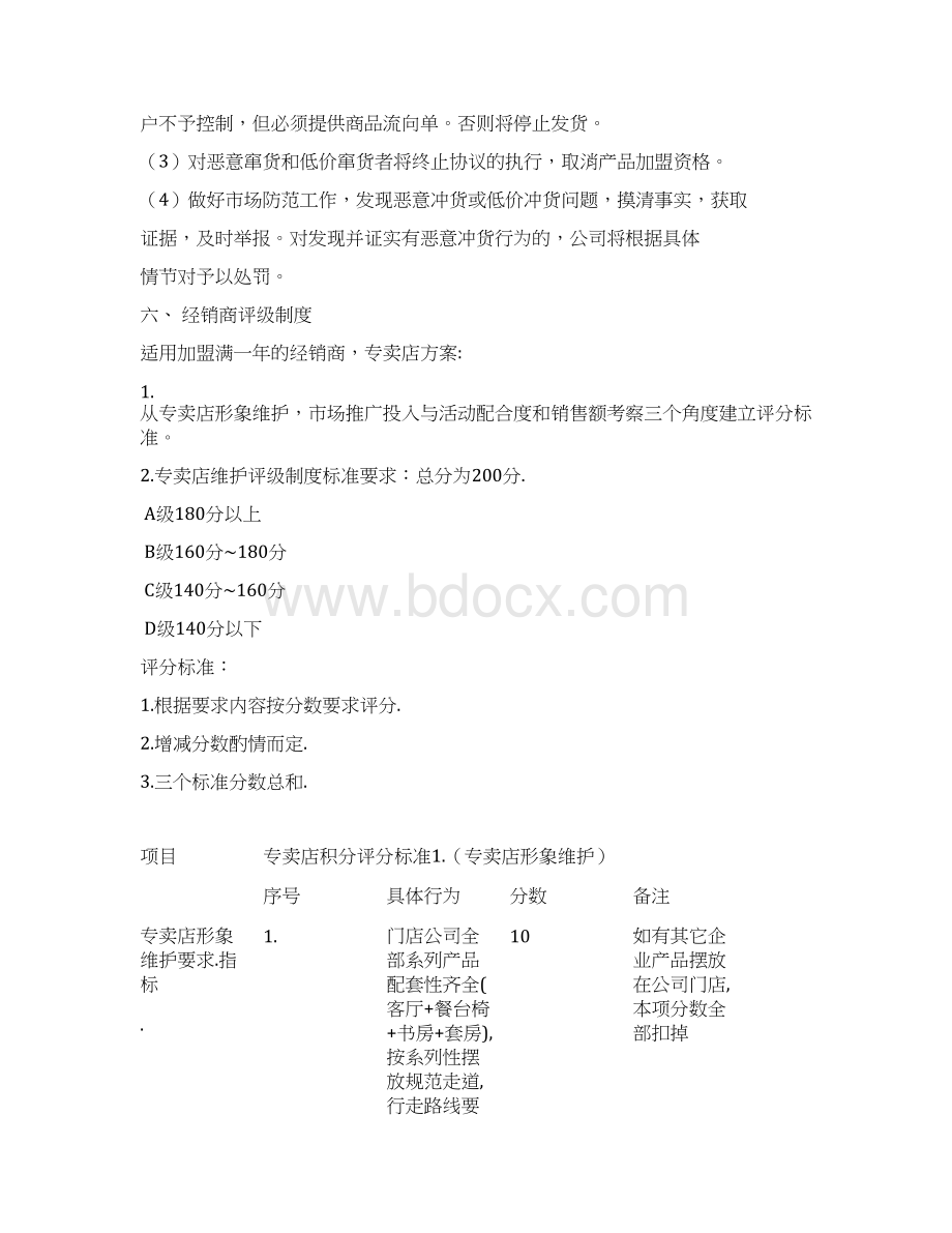 家具家居产品经销商管理制度.docx_第3页