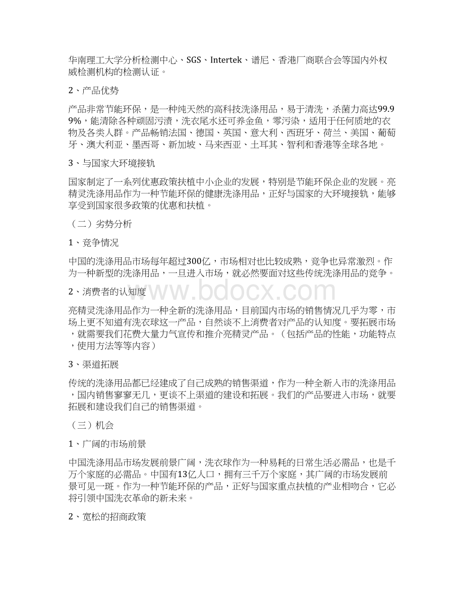 精编品牌洗涤清洁新产品市场营销推广策划案.docx_第2页