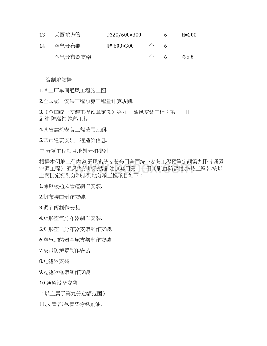 建筑通风空调工程施工图预算编制Word文档格式.docx_第3页