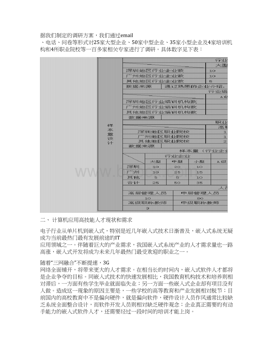 20XX年IT人才需求调研报告Word文档下载推荐.docx_第2页