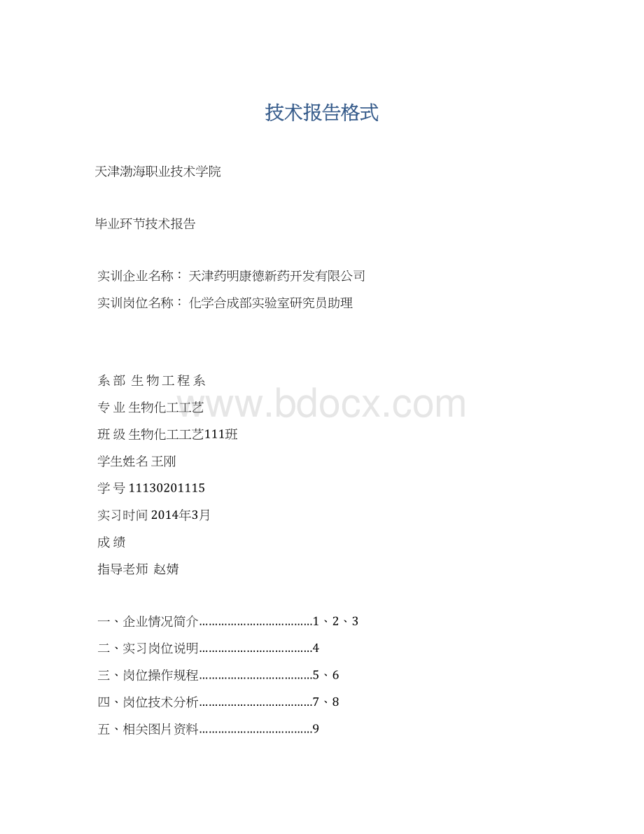 技术报告格式Word格式文档下载.docx