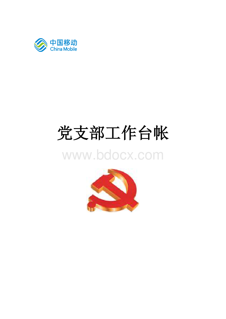 附件2：党支部工作台账文档格式.docx_第1页