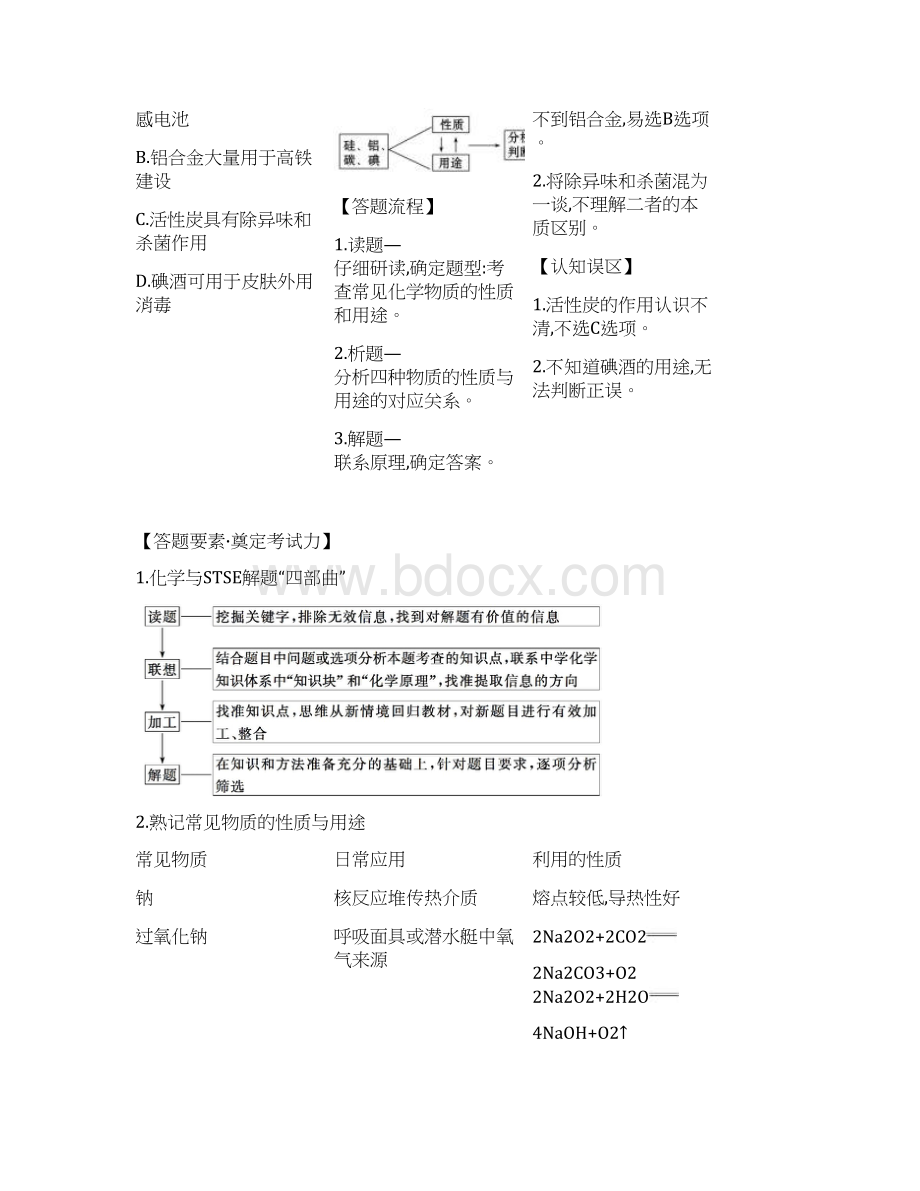 届高考化学二轮复习传统文化与STSE学案.docx_第2页