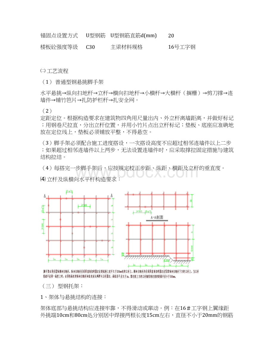 悬挑式脚手架搭设流程及要求.docx_第2页