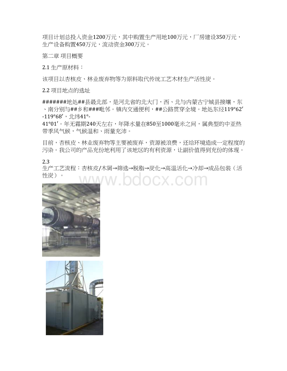 活性炭生产加工项目可行性研究报告项目建议书.docx_第3页