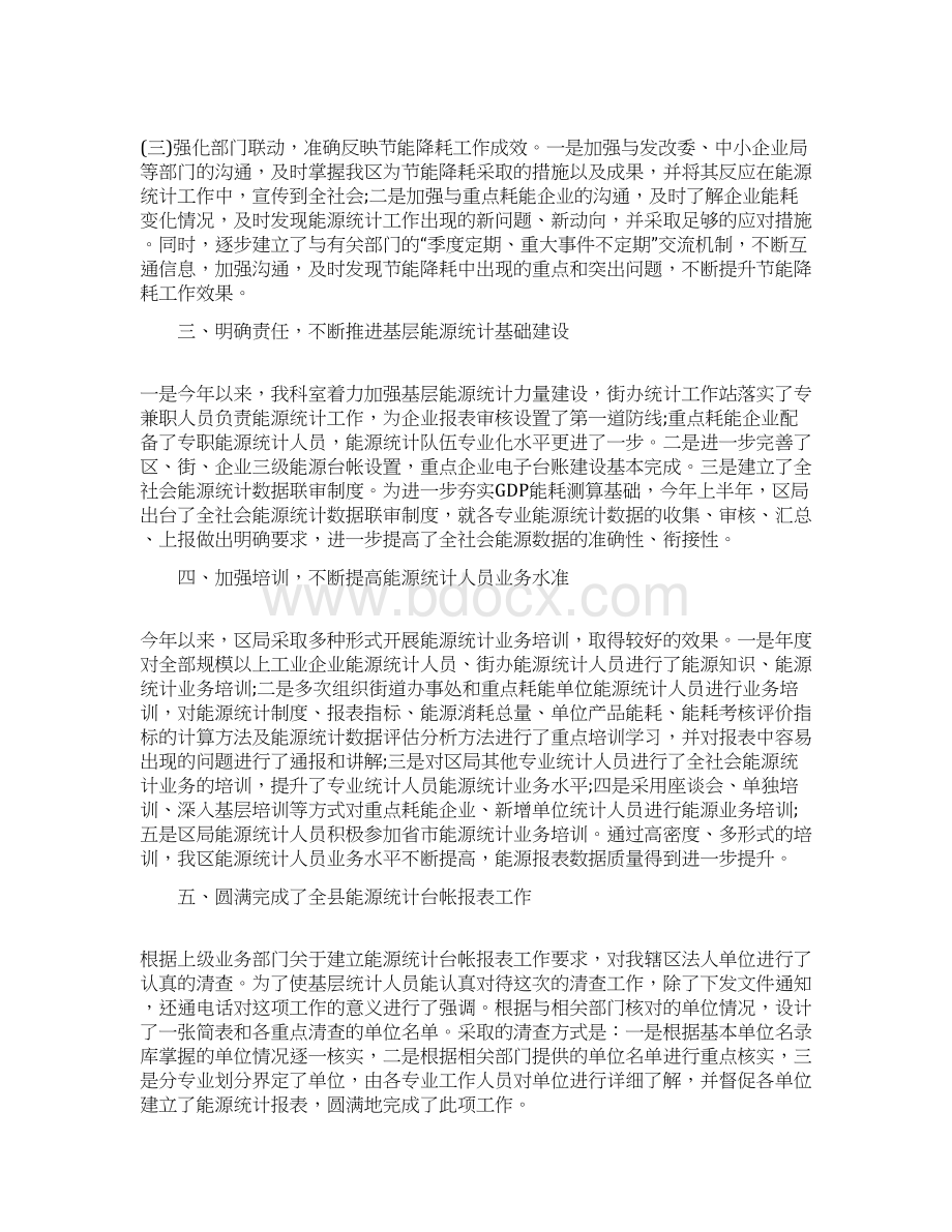 能源统计个人工作总结.docx_第2页