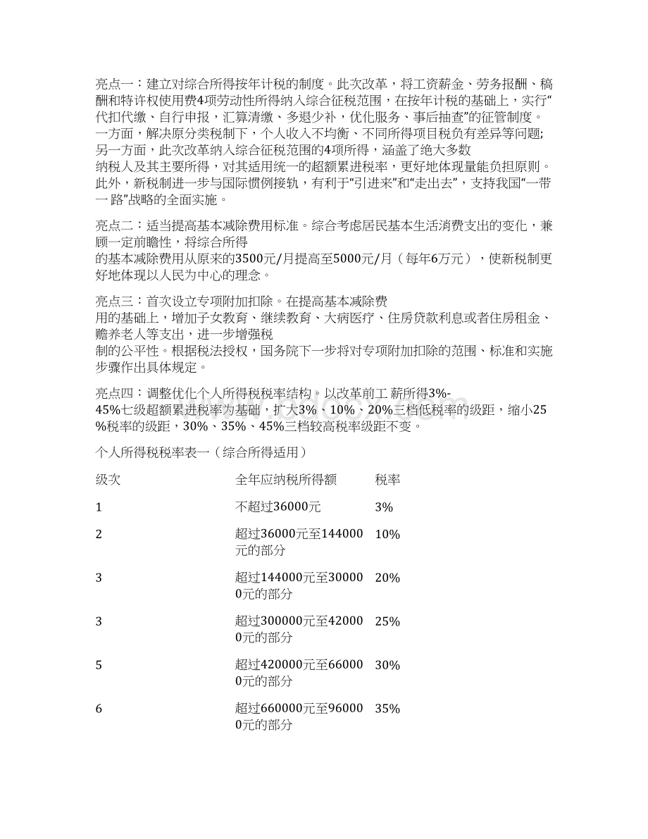 个人所得税改革过渡期政策宣传资料Word文件下载.docx_第2页