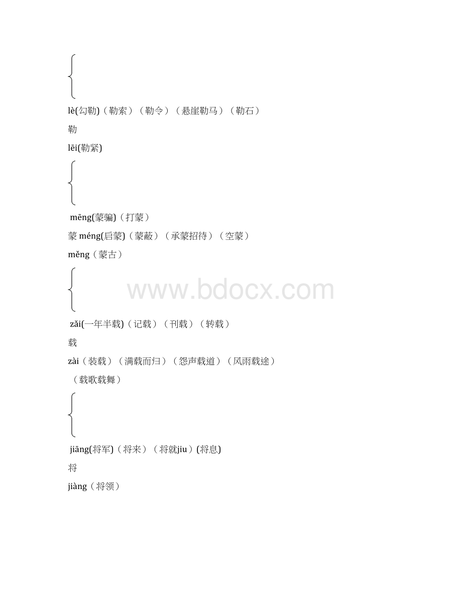 人教版五年级语文下册基础训练.docx_第3页