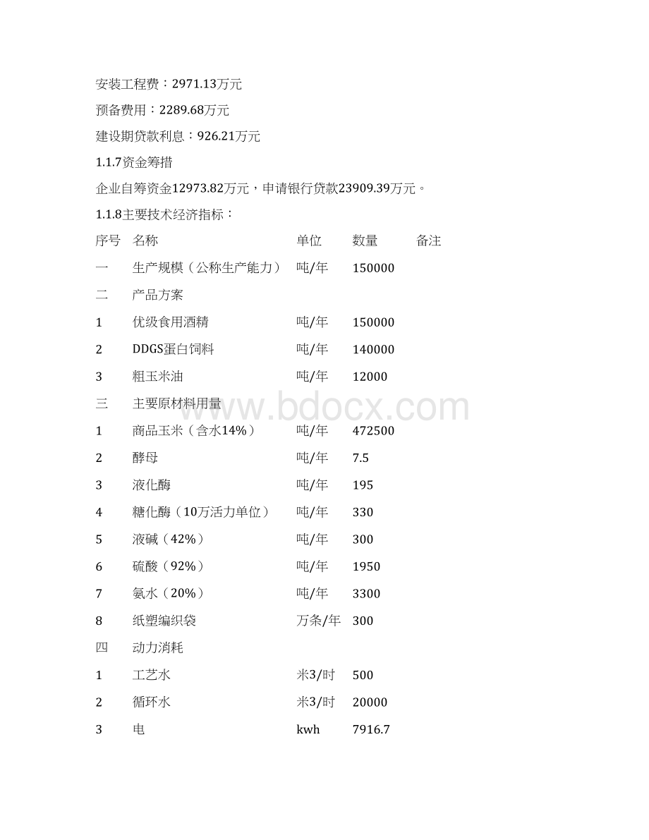 年产15万吨优级食用酒精扩建项目可行性研究报告.docx_第2页