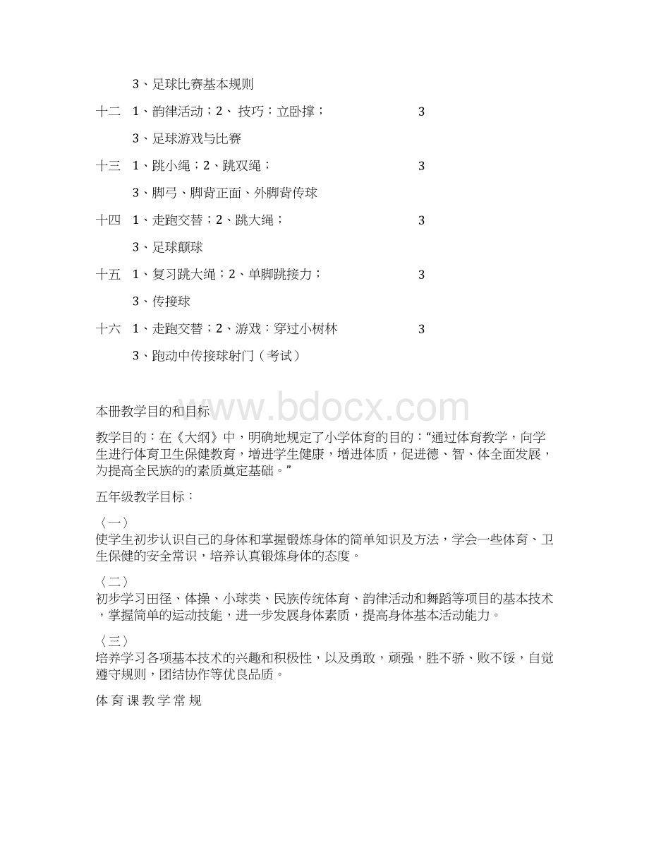 小学五年级体育课教案 全册.docx_第2页