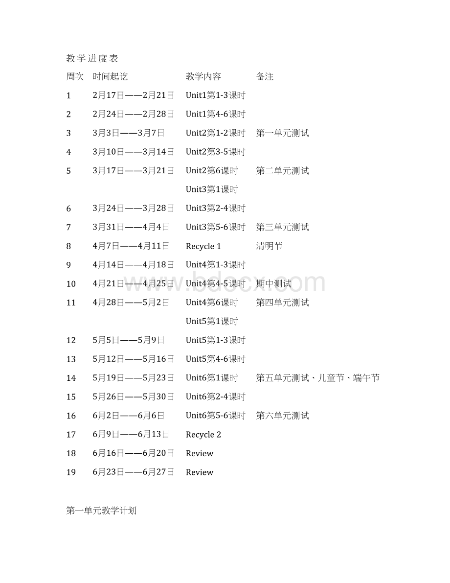 新版PEP小学英语四年级下册教案91745.docx_第3页