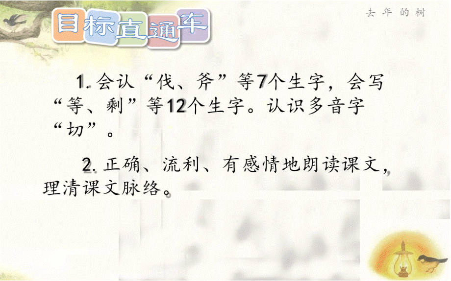 2018新部编版三年级上册《去年的树》完整版公开课精品pptPPT文件格式下载.pptx_第3页