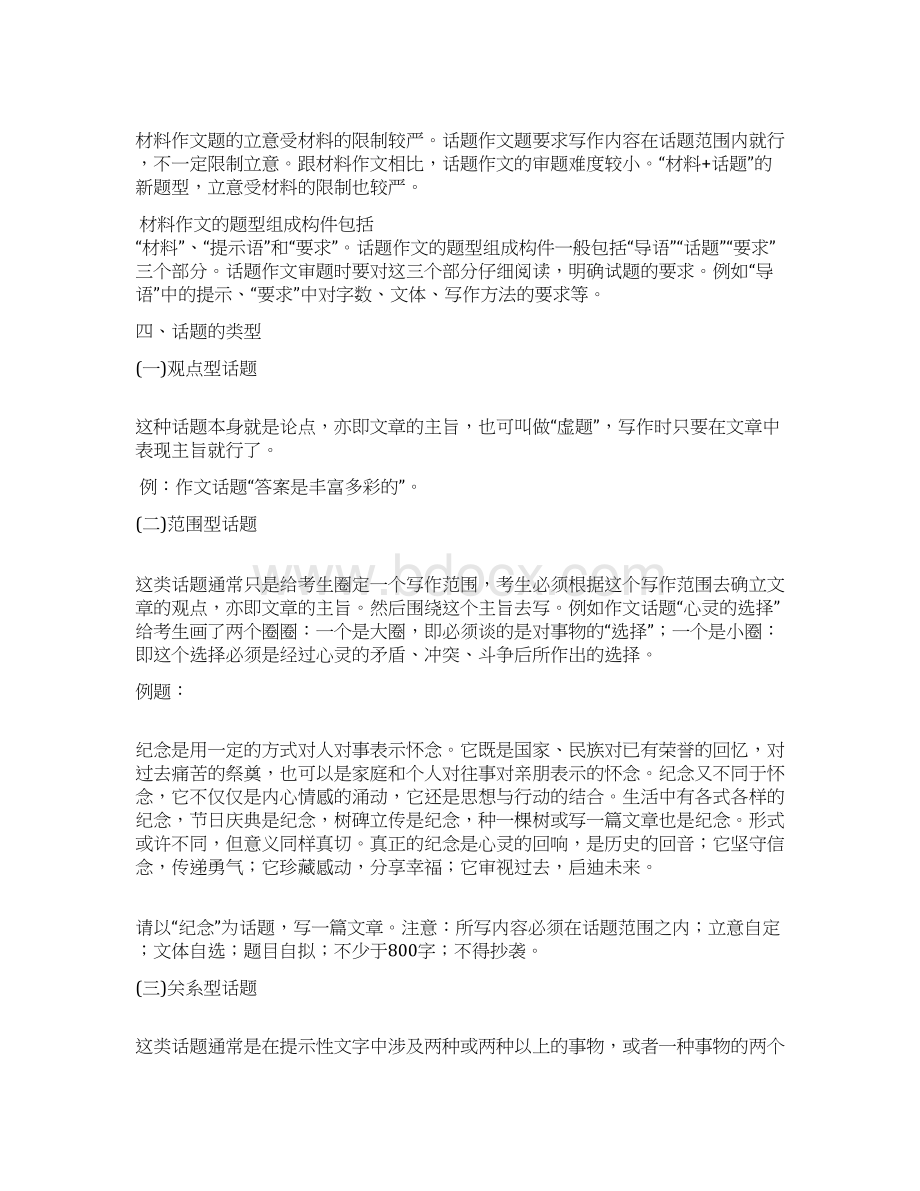 话题作文的审题立意Word文档下载推荐.docx_第3页