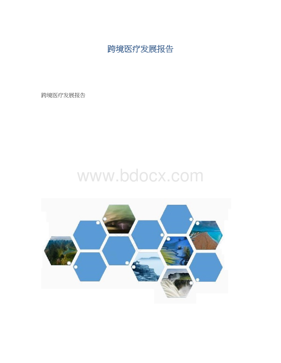 跨境医疗发展报告.docx_第1页