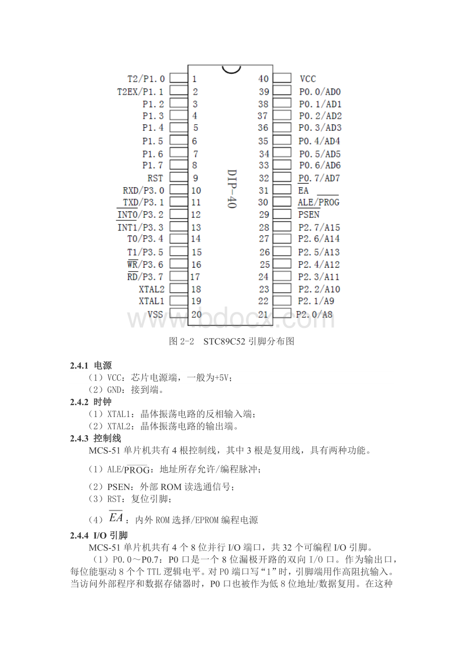 基于STC89C52单片机最小系统的设计文档格式.docx_第3页