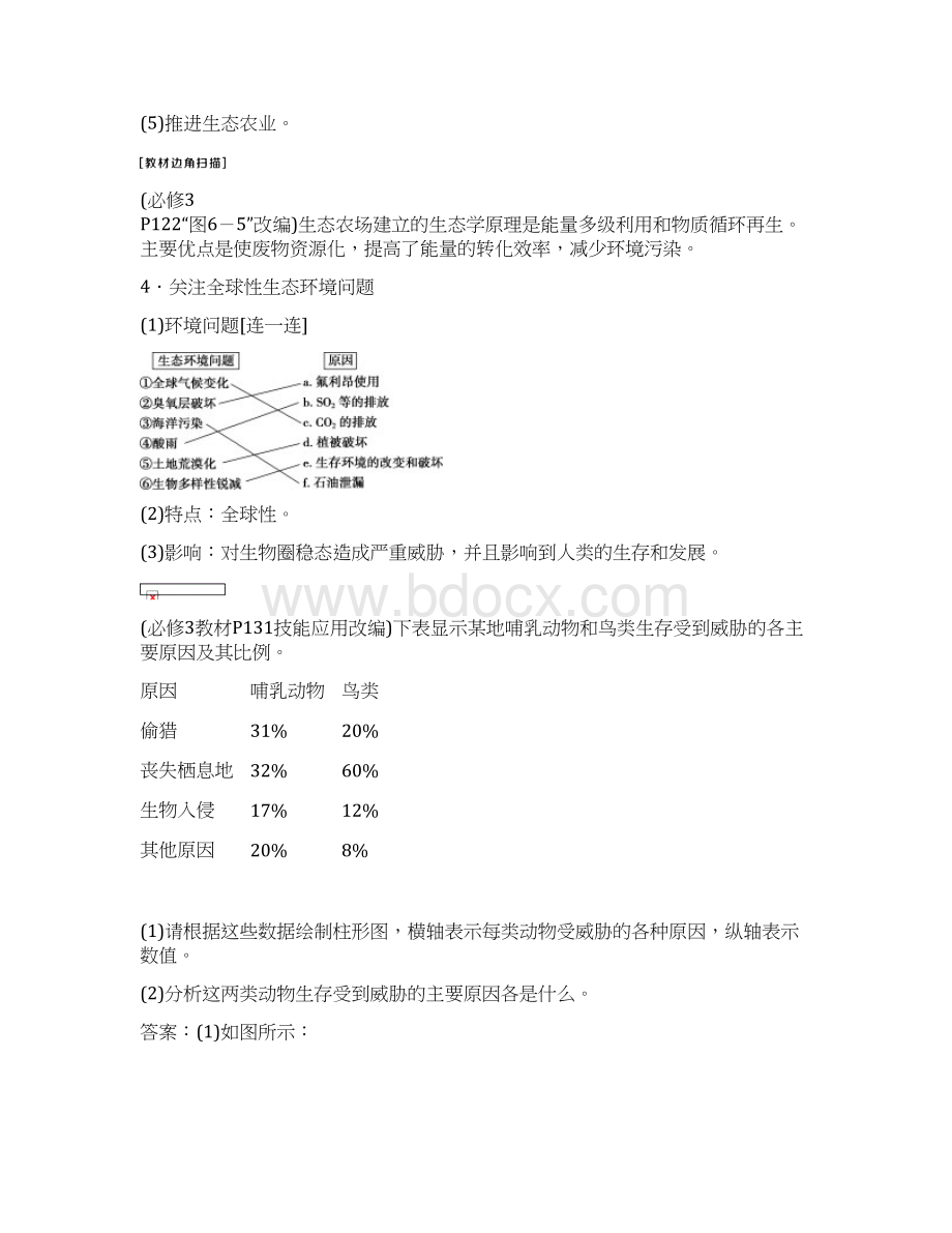 届高考生物一轮复习第九单元生物与环境第34讲生态环境的保护学案.docx_第2页