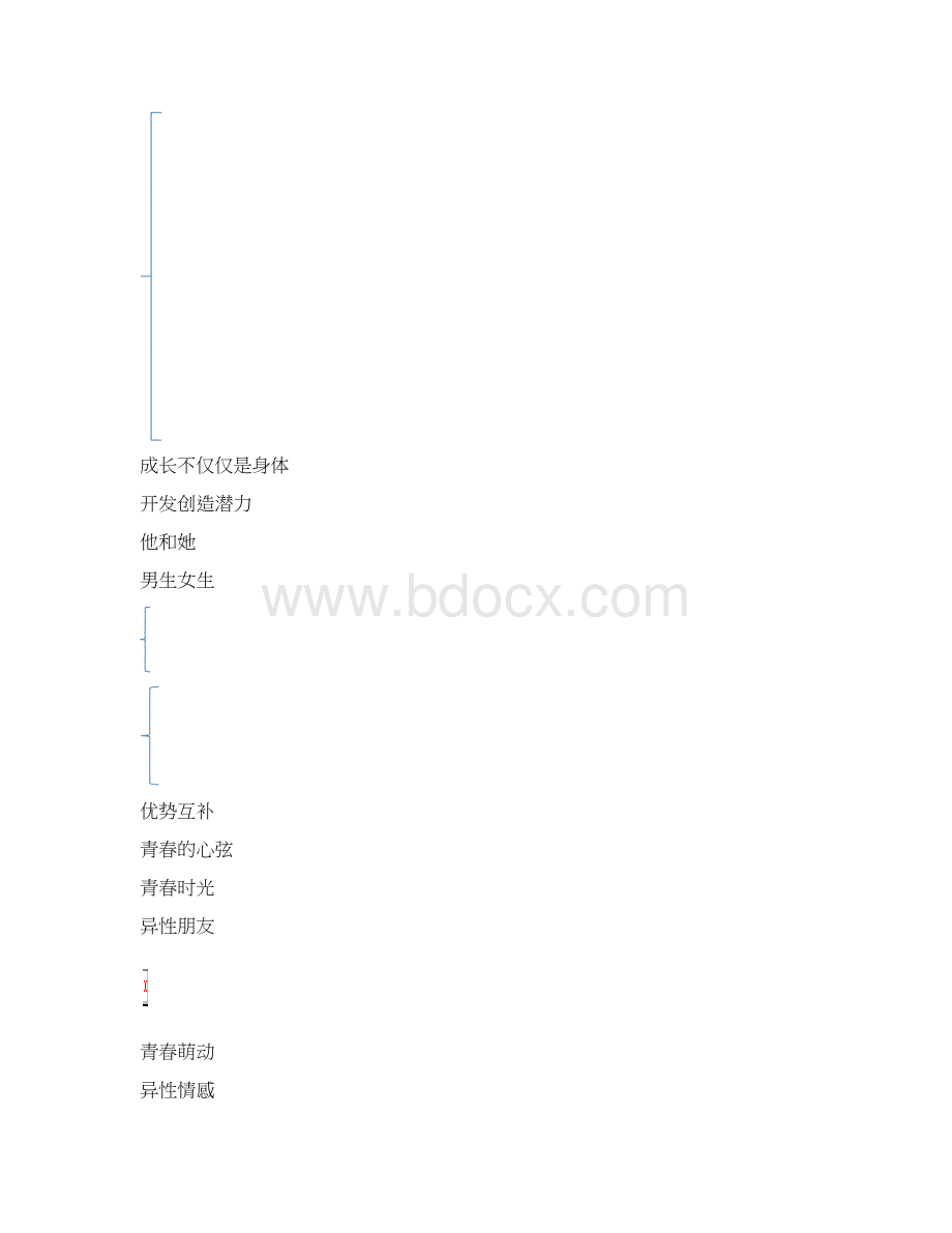 部编人教版道德与法治七年级下册期末复习第一单元 青春时光 考点及练习含答案Word文档格式.docx_第2页