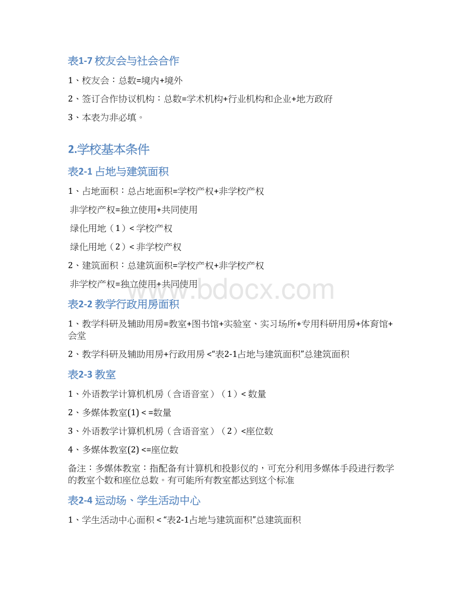 全国高校教学基本状态数据库校验公式.docx_第2页