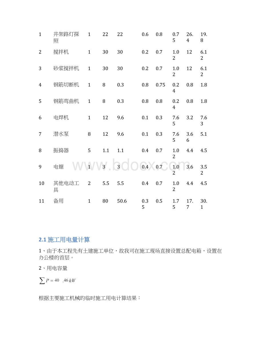 现场施工用电方案文档格式.docx_第3页