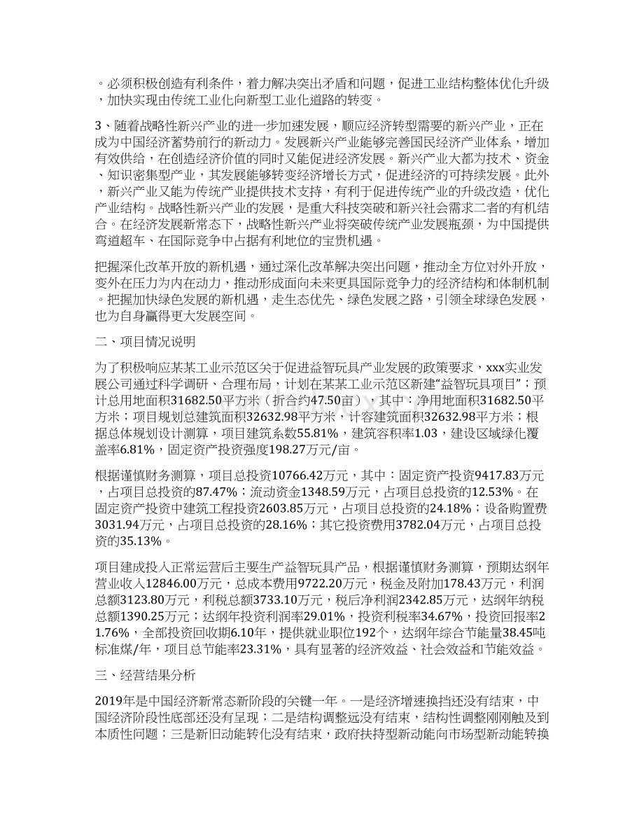 益智玩具项目工作总结汇报Word文件下载.docx_第2页