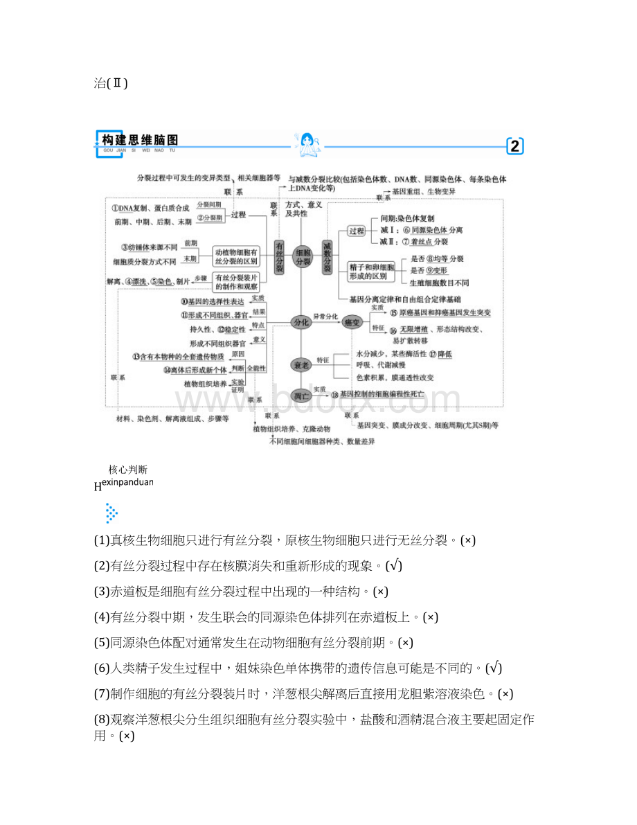 高考生物大二轮复习专题 五细胞的生命历程学案.docx_第2页