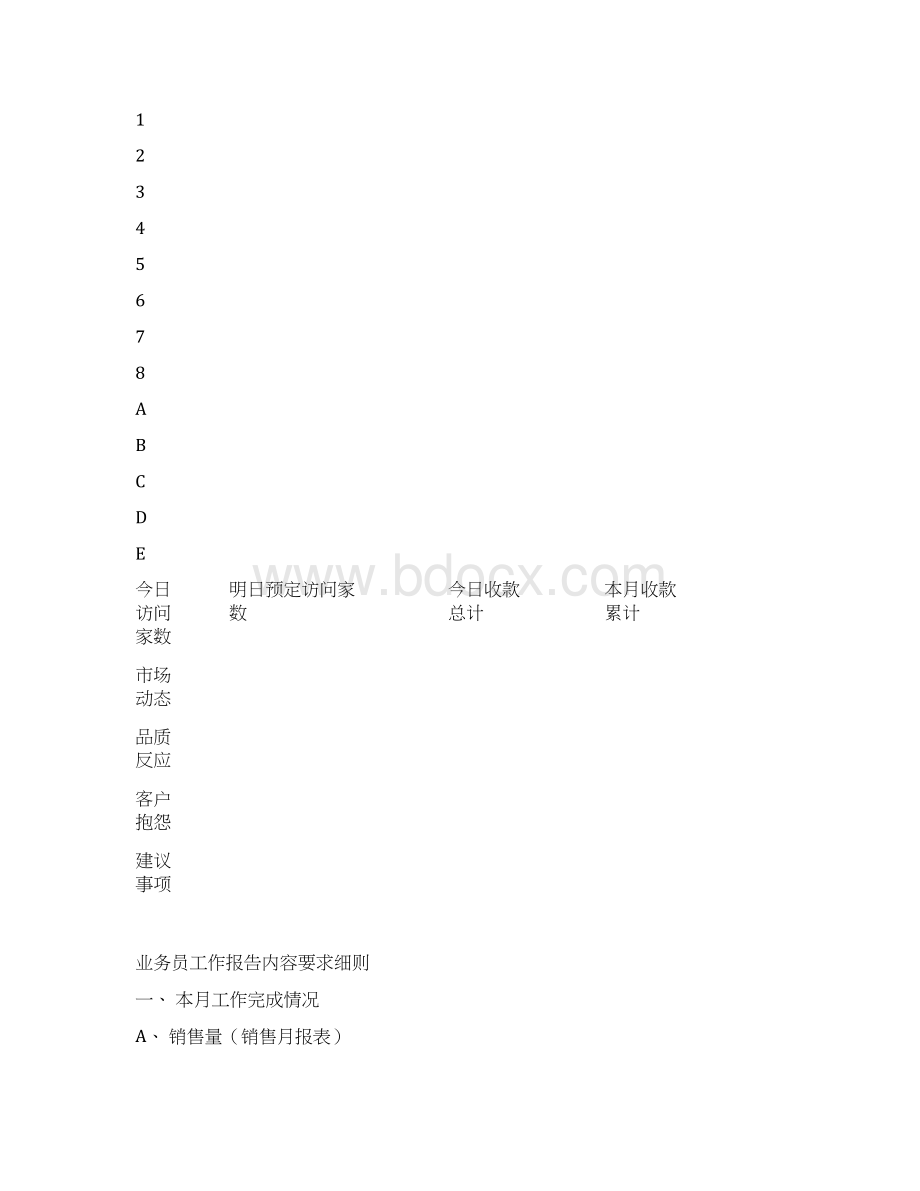 营销表格及销售人员周工作总结工作计划表精品文档.docx_第2页