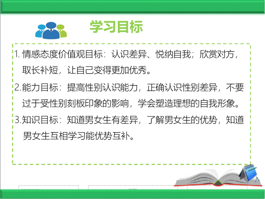 部编人教版七年级下册道德与法治：2.1男生女生精品课件精品课件.pptx_第3页