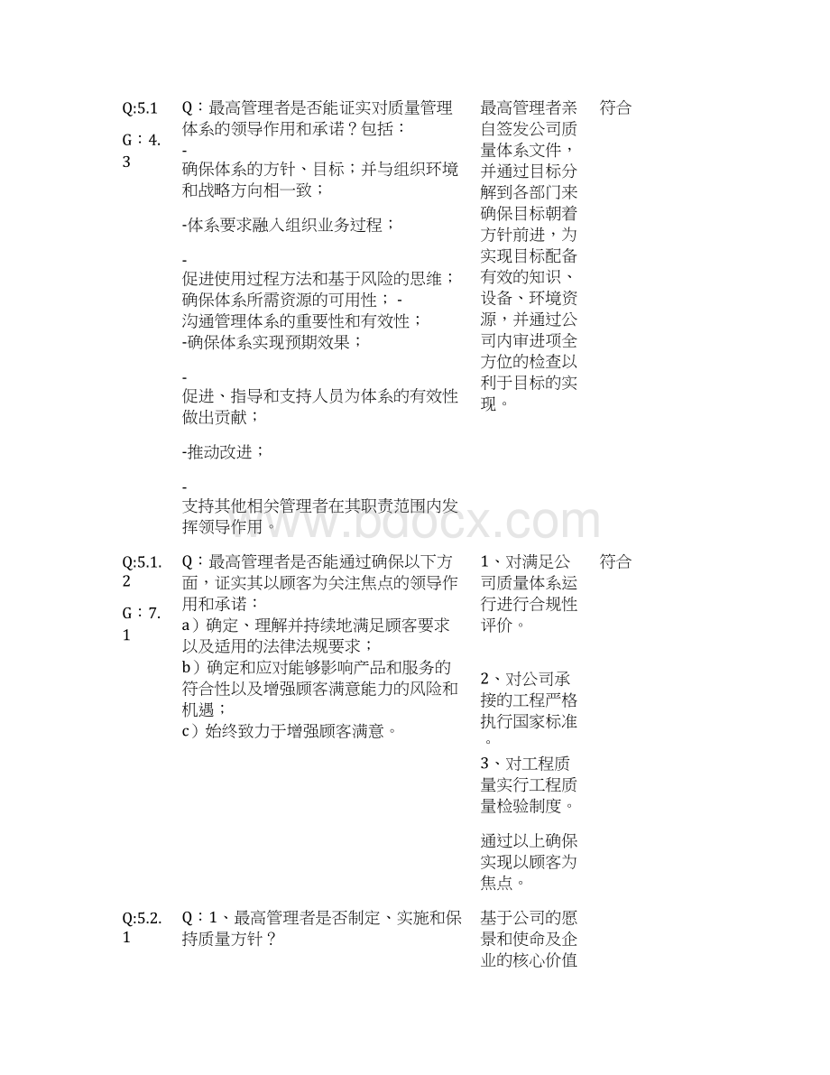 内部审核检查记录表优质文档.docx_第3页