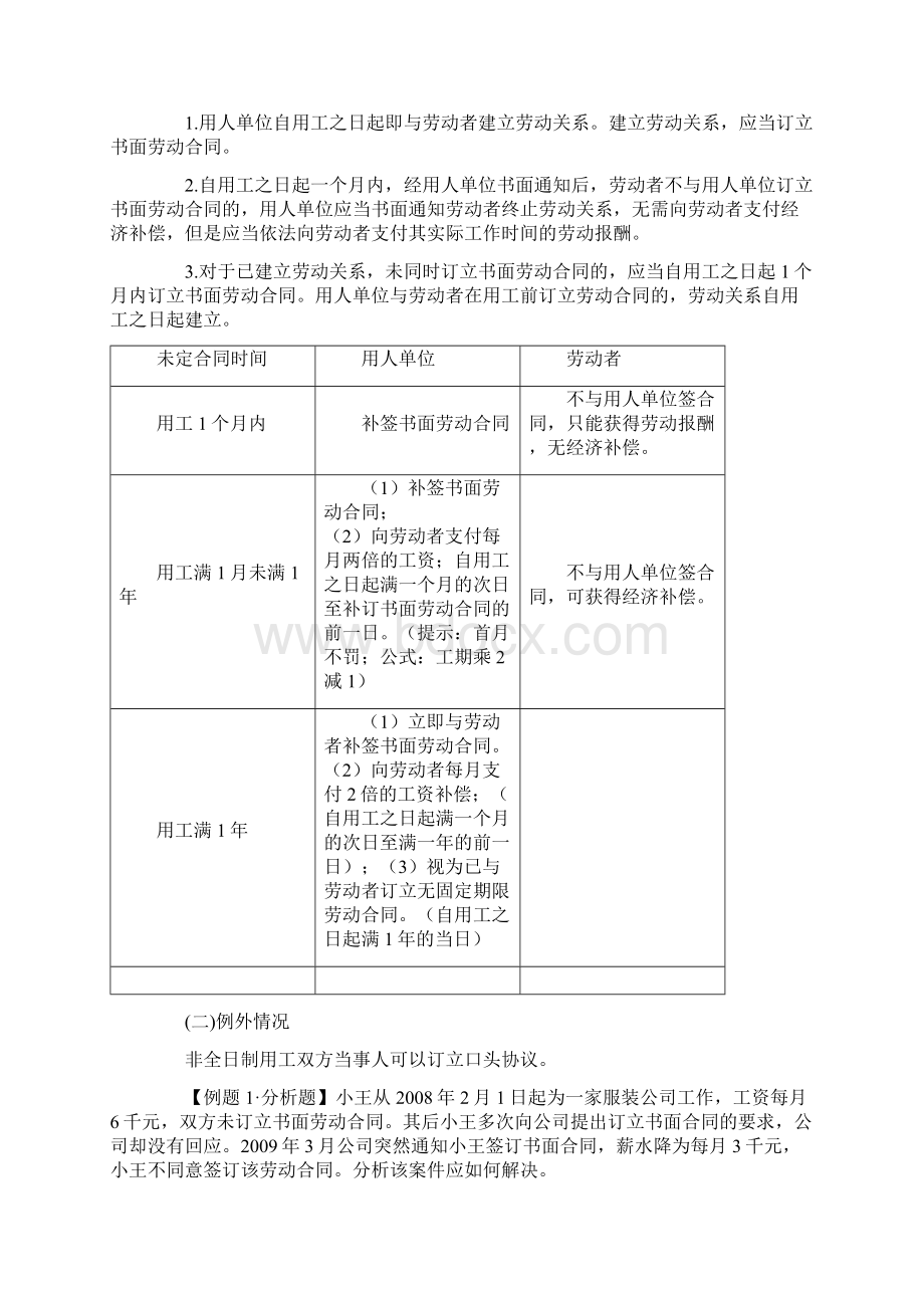 初级会计职称《经济法基础》第二章劳动合同法律制度第二节劳动合同的订立基础讲义和习题解析.docx_第3页