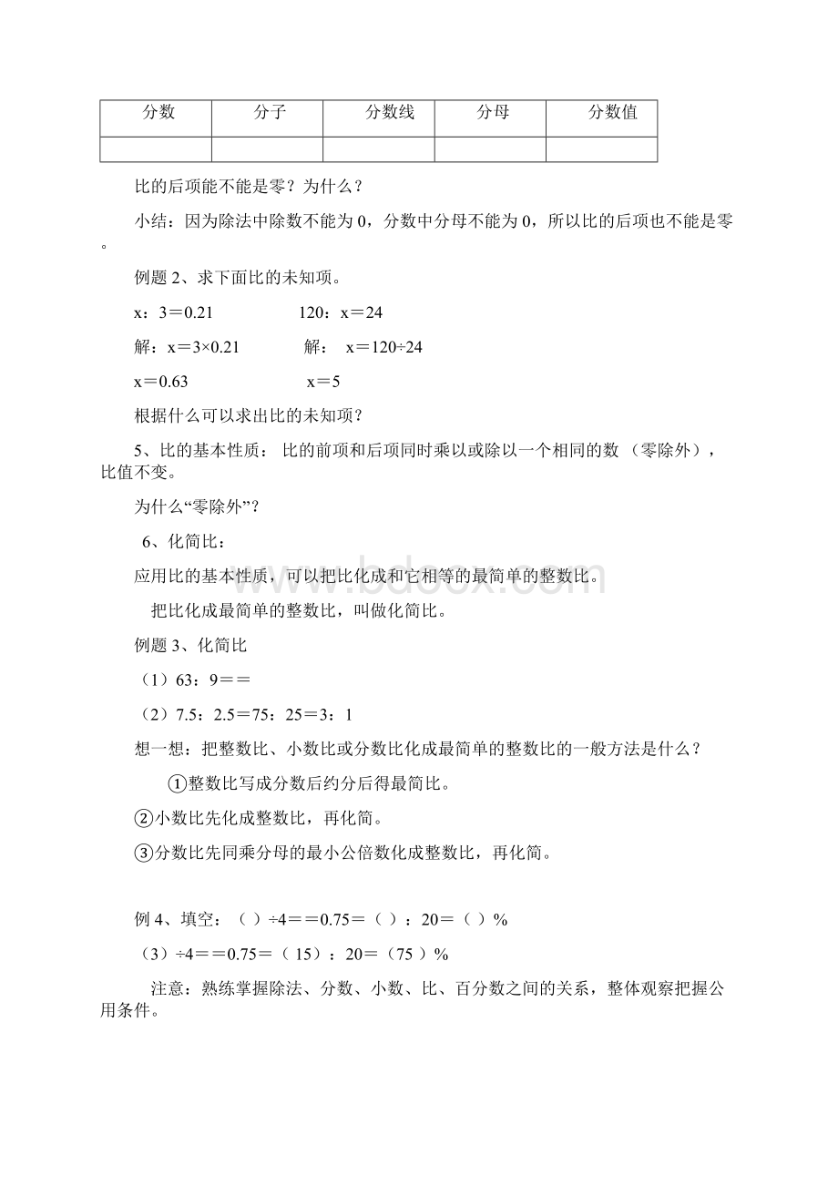 数学人教版六年级下册总复习《比和比例》.docx_第3页