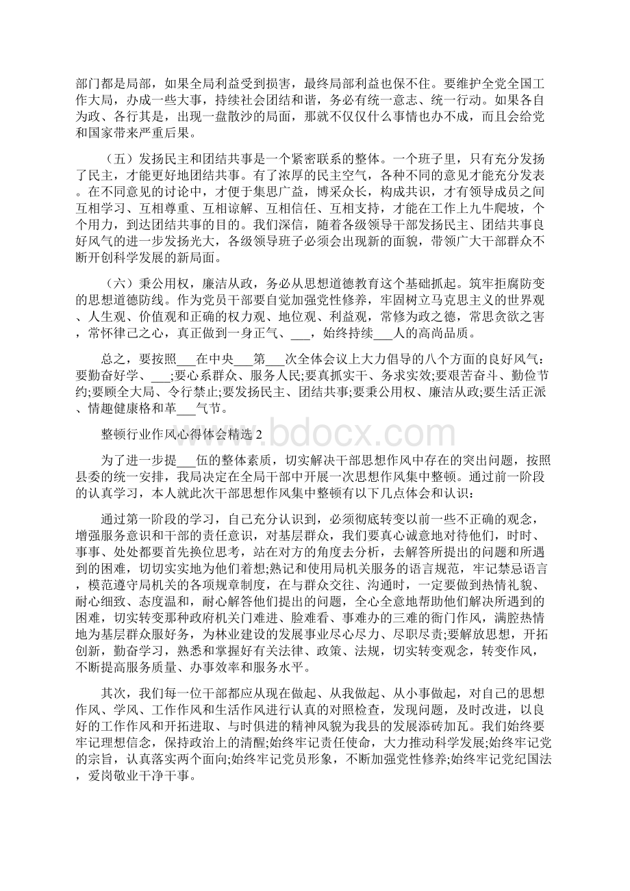 整顿行业作风心得体会精选一.docx_第2页