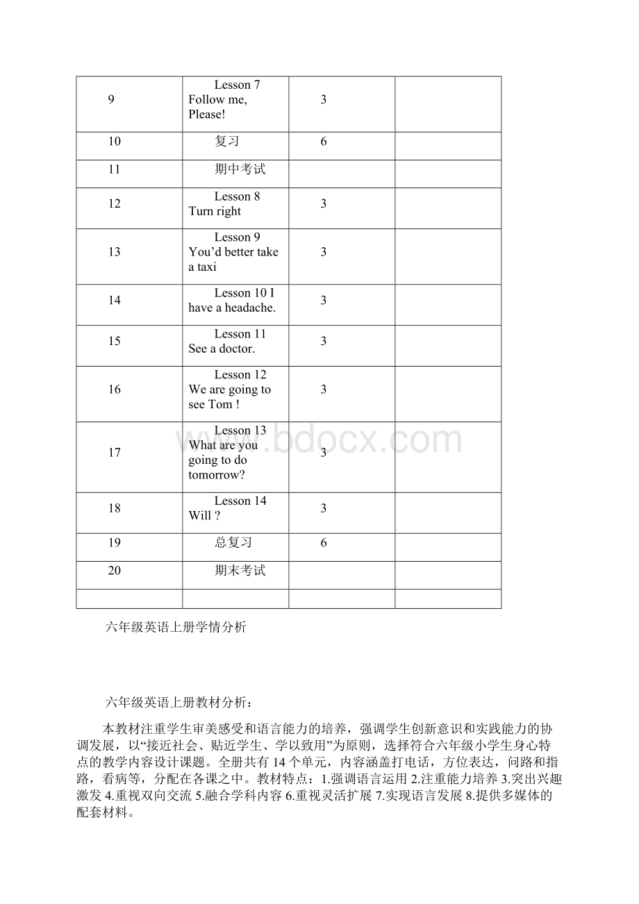 小学六年级《英语》上册教案陕旅版Word下载.docx_第2页