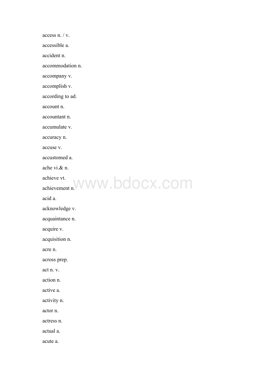 高考英语3500词汇自测版只含英文.docx_第2页