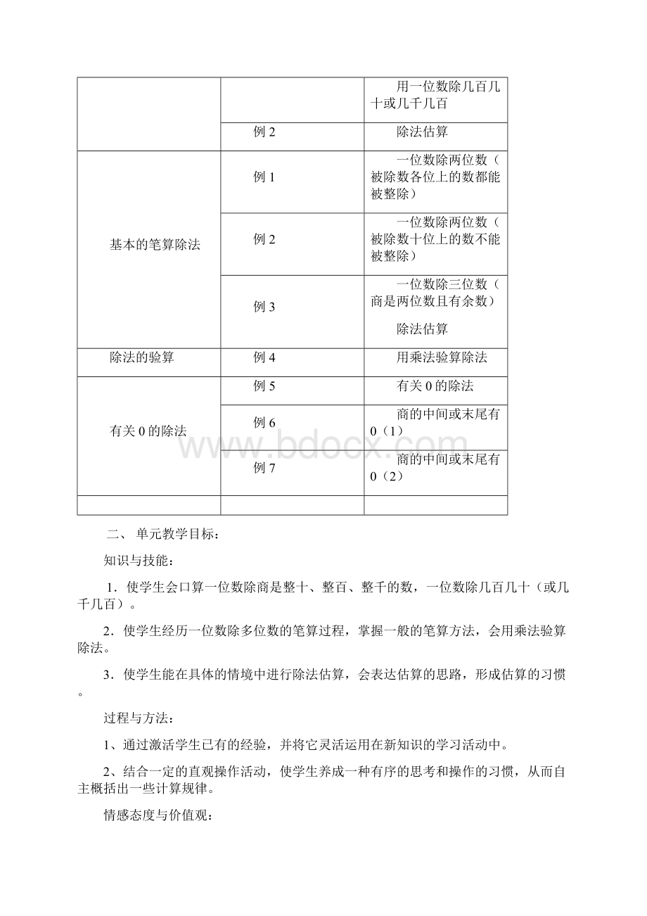 人教版三年级下册数学教学计划及单元计划.docx_第3页