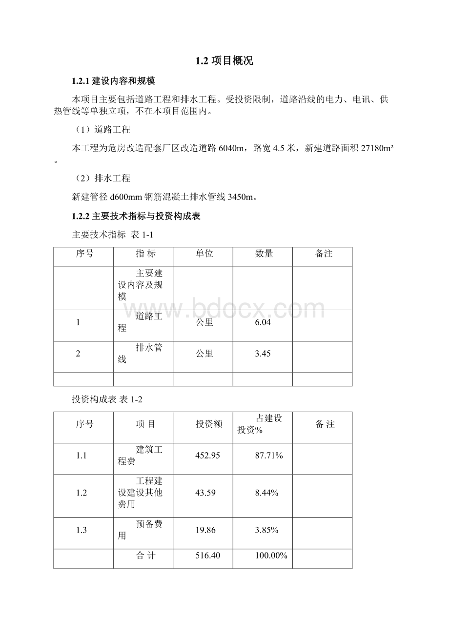 精选完整胜利农场国有垦区危旧房改造配套基础设施建设项目可行性研究报告Word格式文档下载.docx_第3页