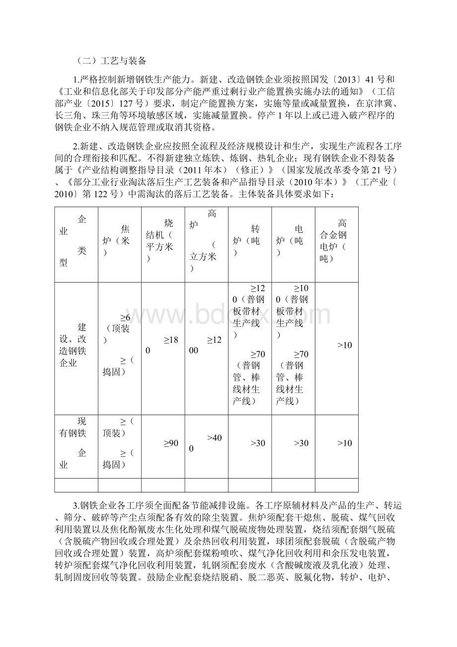 钢铁行业规范条件.docx_第2页