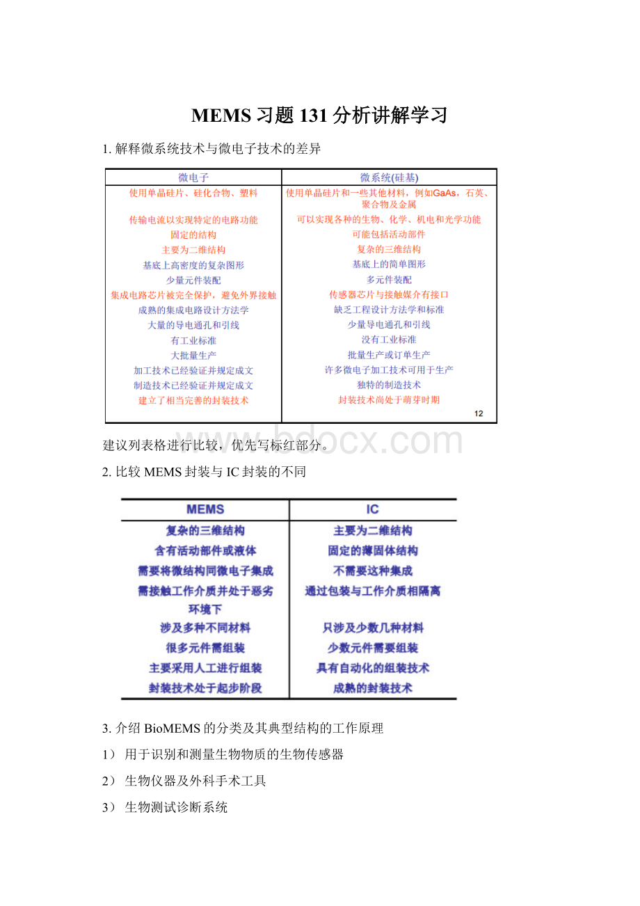 MEMS习题131分析讲解学习Word格式文档下载.docx_第1页