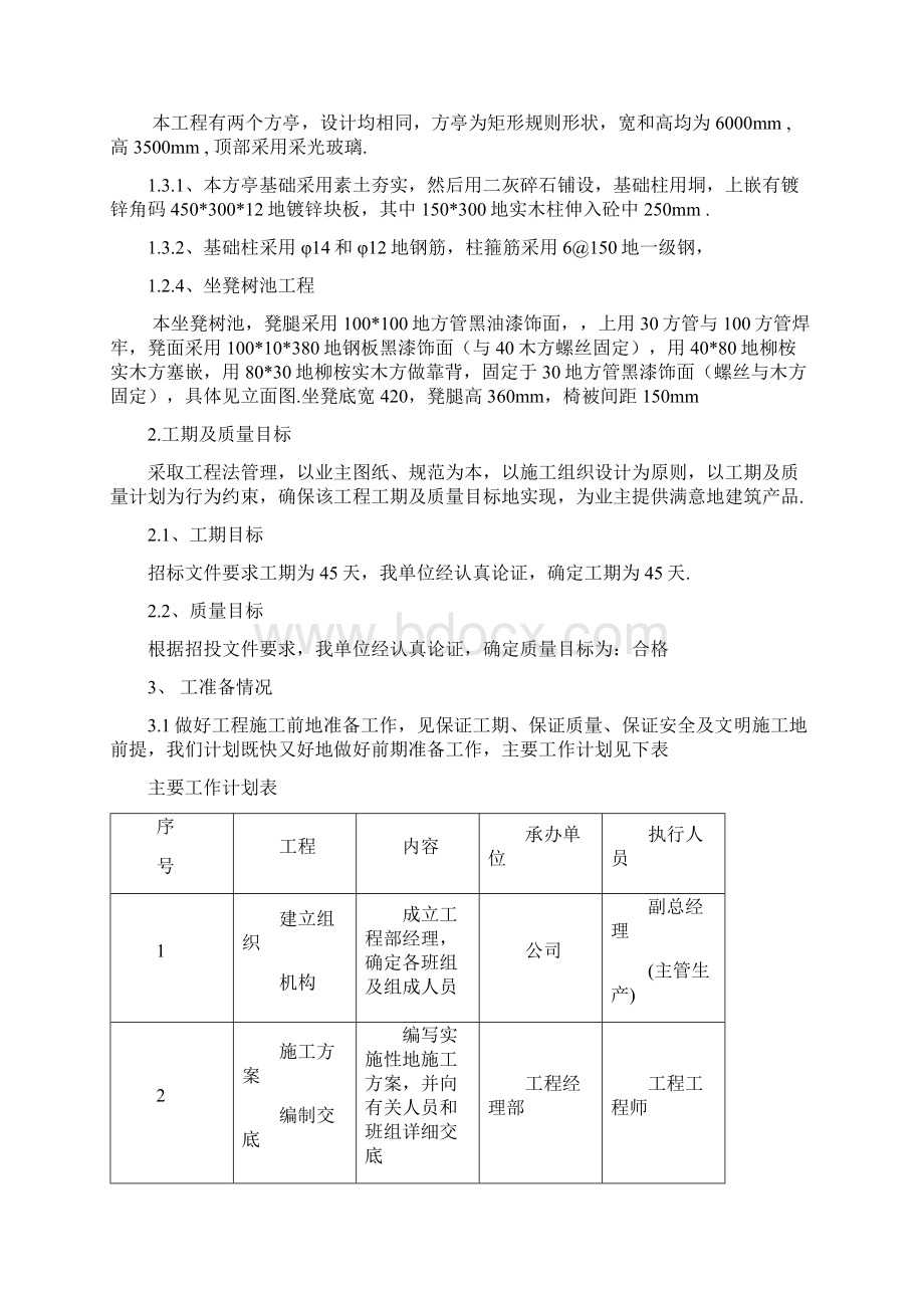 园林景观工程项目施工组织设计Word文档下载推荐.docx_第2页