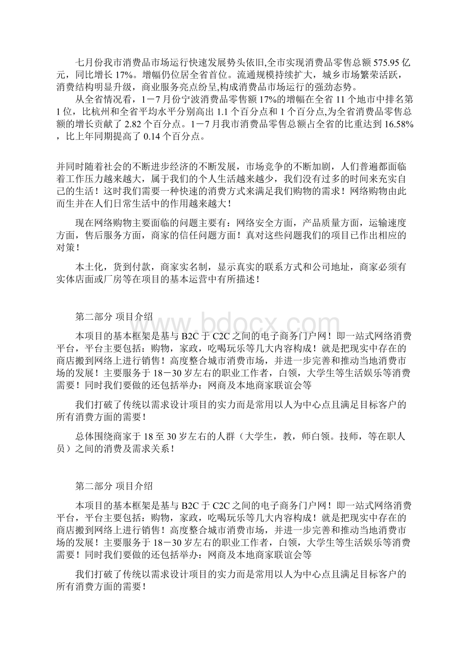 网络购物网站项目商业计划书.docx_第3页