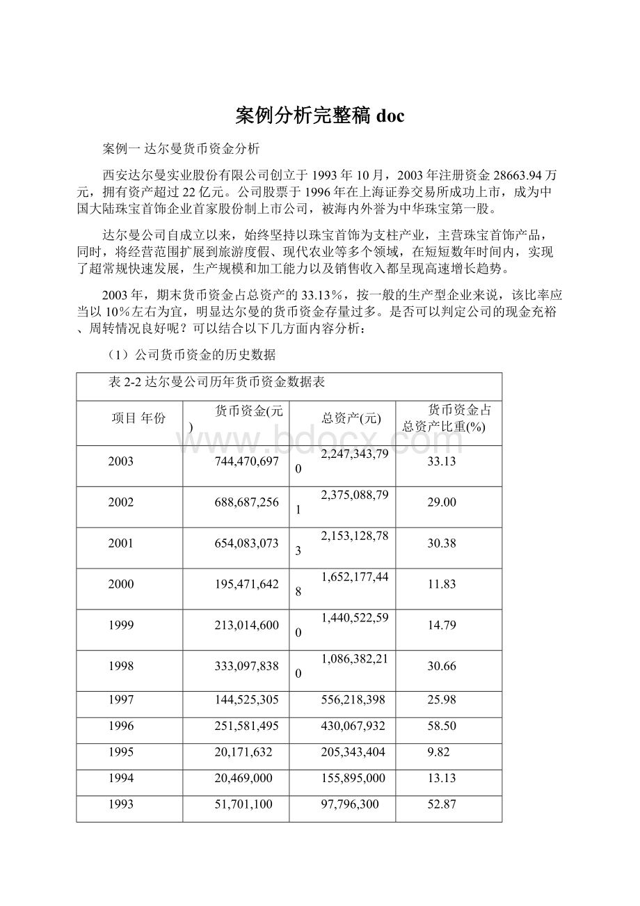 案例分析完整稿docWord格式.docx