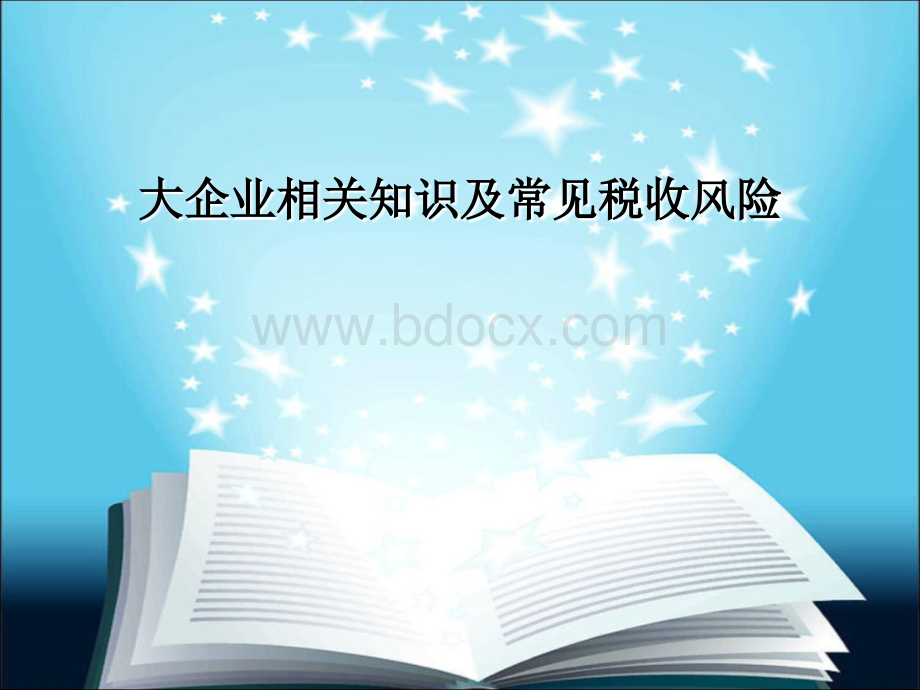 大企业相关知识及常见税收风险PPT文件格式下载.ppt_第1页