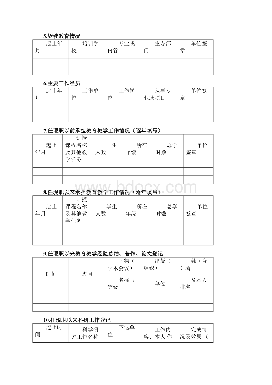 职称评审表样表.docx_第3页