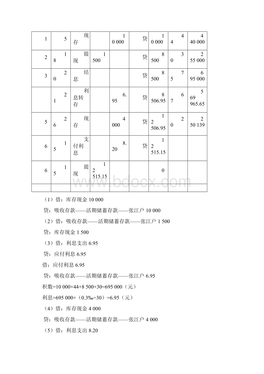 银行会计第三版课后答案Word下载.docx_第3页