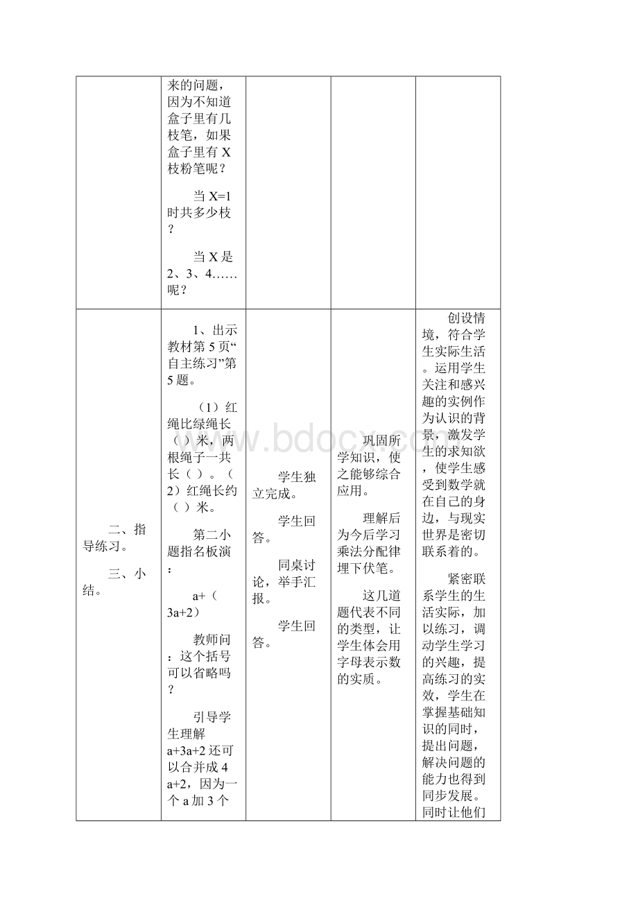 数学小学四年级下第单元教案张燕Word文档下载推荐.docx_第3页