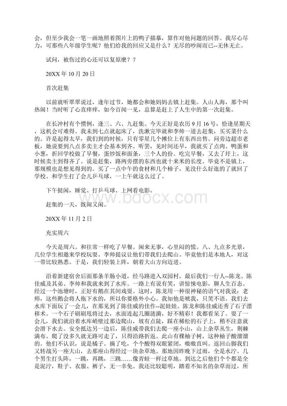 顶岗实习日记.docx_第3页