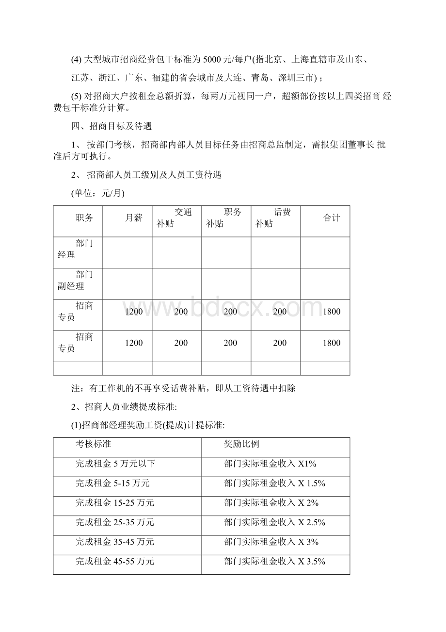 招商部人员绩效考核办法最全方案Word下载.docx_第2页