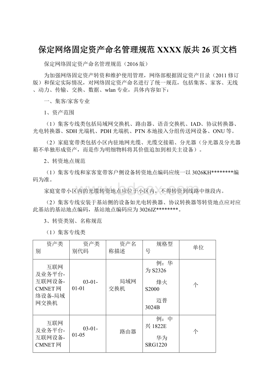 保定网络固定资产命名管理规范XXXX版共26页文档Word格式.docx_第1页